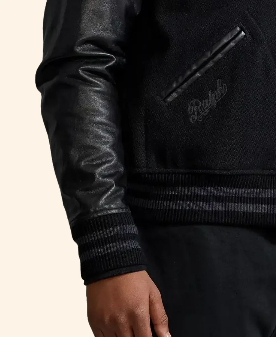 PRL NY Yankees Varsity Jacket Sleeves Image