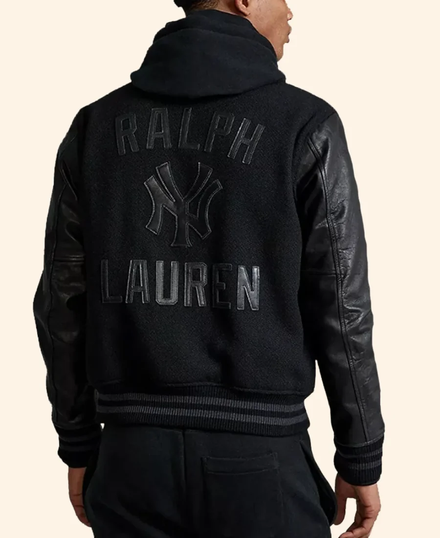 PRL NY Yankees Varsity Jacket back Image