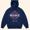 Palace Skateboards x HIM Tri Gram Hoodie Blue Front Image