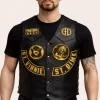 Pantera Cowboys From Hell Zakk Wylde Leather Vest Front Image