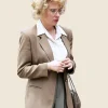 Paper Tiger 2025 Scarlett Johansson Brown Blazer Front Image