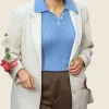 Paper Tiger Scarlett Johansson White Blazer Front Image