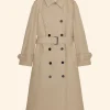 Paris Fashion Week 2025 Jennifer Lawrence Trench Coat Front Image
