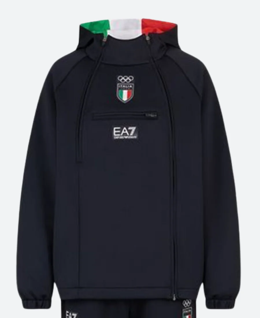 Paris Olympic 2024 Team Italia Zip-Up Hoodie