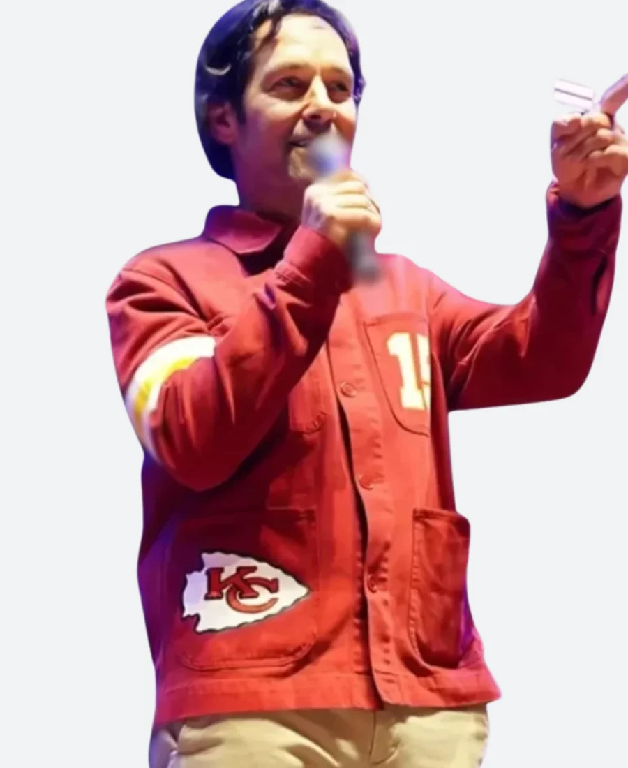 Paul Rudd Big Slick Celebrity Weekend KC Chiefs Jacket