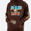 Peace & Love Hoodie Front Image