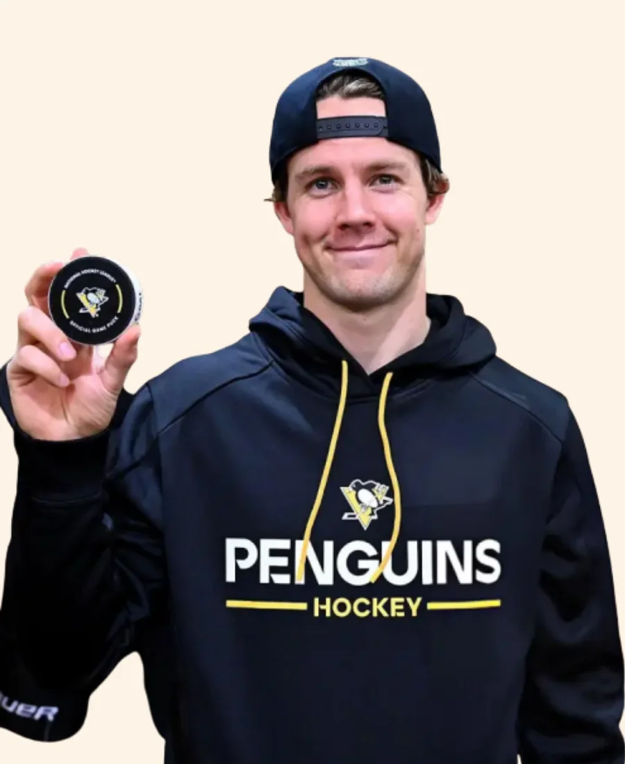 Penguins Hockey Filip Hallander Hoodie
