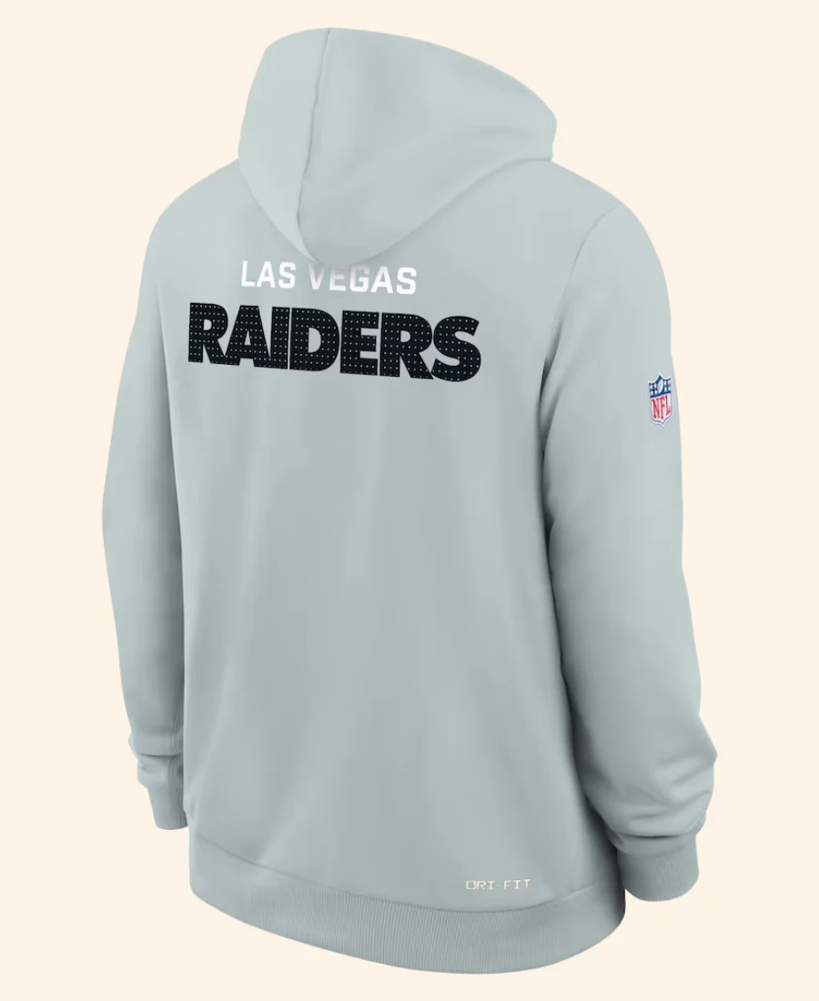 Pete Carroll Raiders Hoodie Back Image
