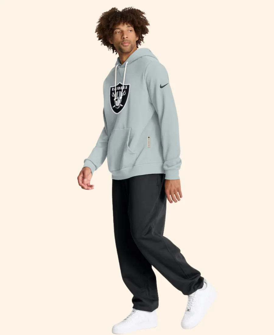 Pete Carroll Raiders Hoodie Sleeves Image