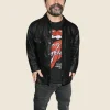 Peter Dinklage 2025 Comic Con International Black Leather Jacket Front Image