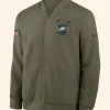 Philadelphia Eagles 2025 Salute To Service Jacket Front Image