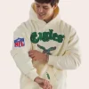 Philadelphia Eagles Cream Hoodie Front Image