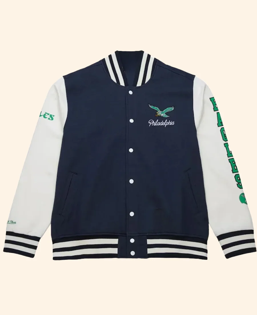 Philadelphia Eagles Dawn Staley Varsity Jacket Fronnt Image