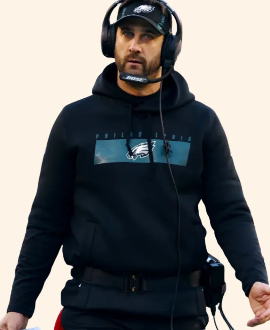 Philadelphia Eagles Nick Sirianni Sideline Hoodie Full Image