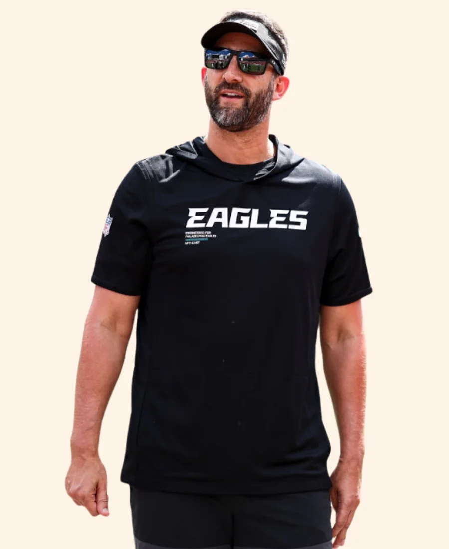 Philadelphia Eagles Nick Sirianni Sideline T-Shirt Close Image