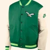 Philadelphia Eagles Rewind Legacy Varsity Jacket Front Image