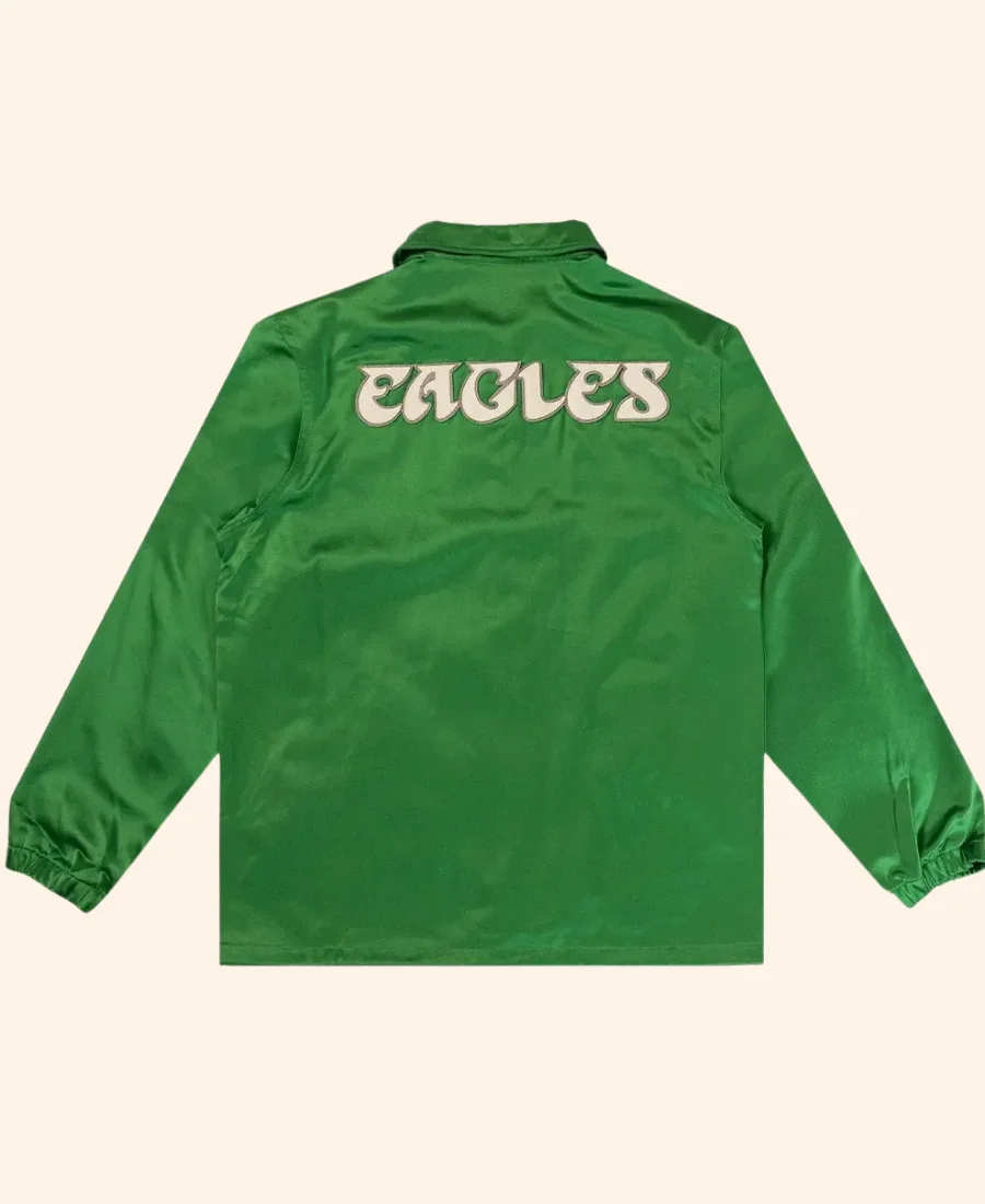 Philadelphia Eagles Windbreaker Jacket Back Image