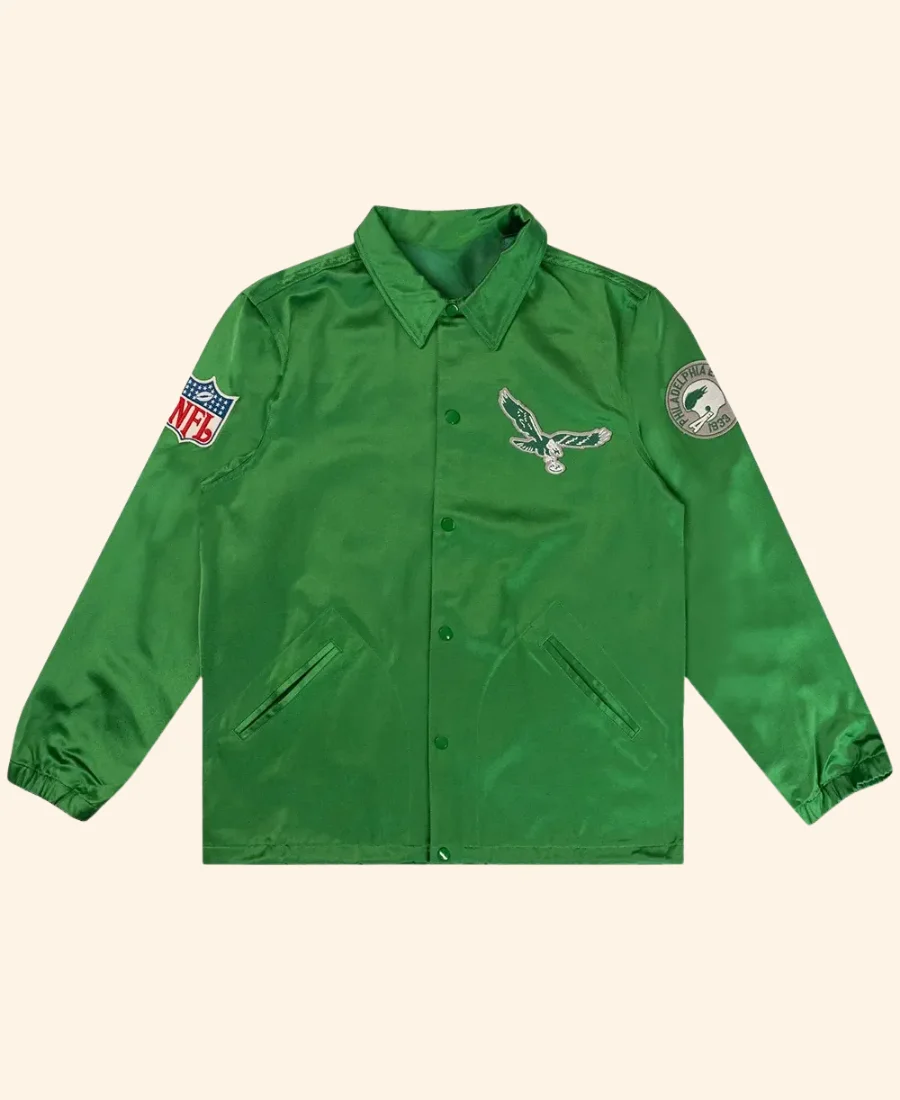Philadelphia Eagles Windbreaker Jacket Front Image