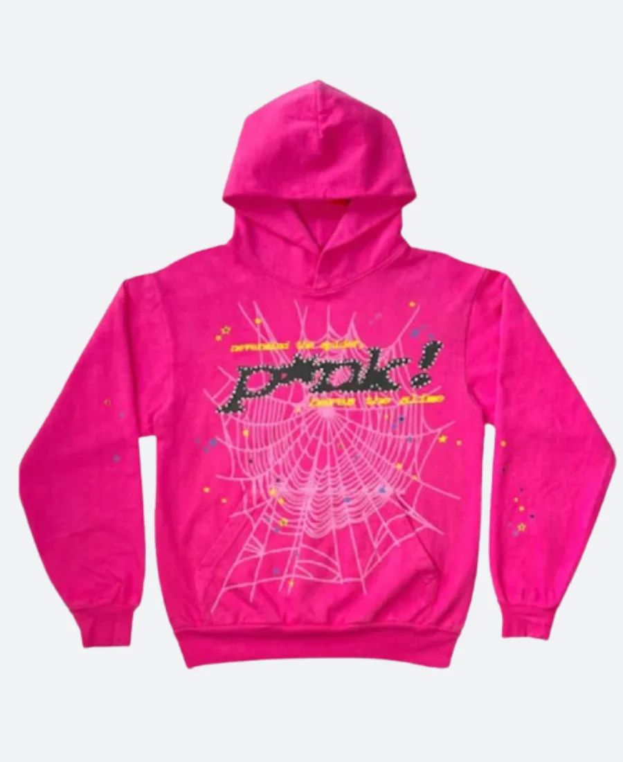 Pink Spider Hoodie