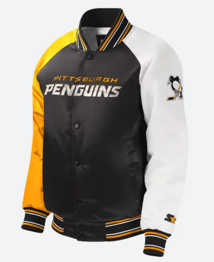Pittsburgh Penguins Raglan Varsity Jacket