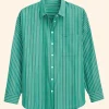 Platonic Sylvia Striped Shirt Front Image