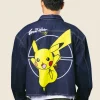 Pokémon Pikachu Denim Jacket Back Image