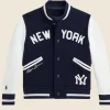 Polo Ralph Lauren Navy Yankees Fleece Jacket Front Image