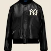 Polo Ralph Lauren Yankees Leather Jacket Front Image