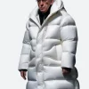 Pope Francis Puffer Hooded Coat Front Image