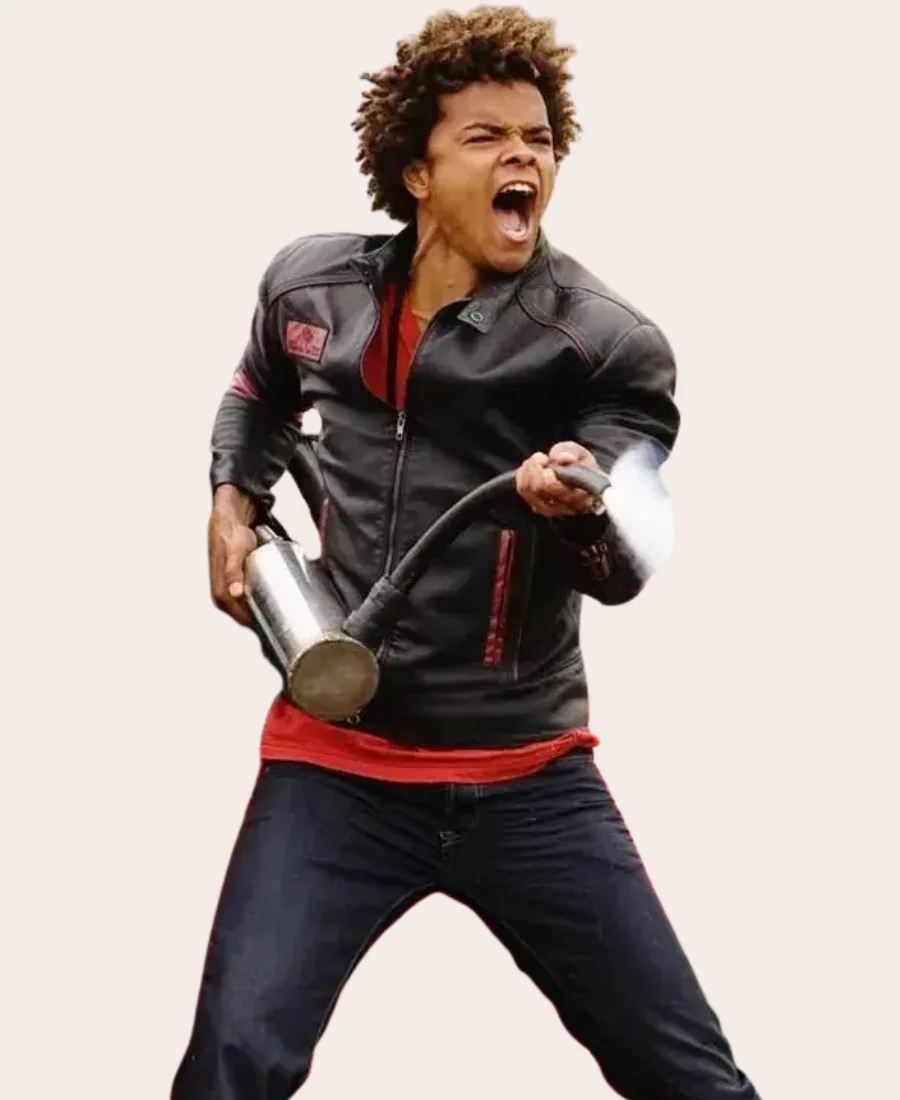 Power Rangers Rpm Scott Truman Leather Jacket Image