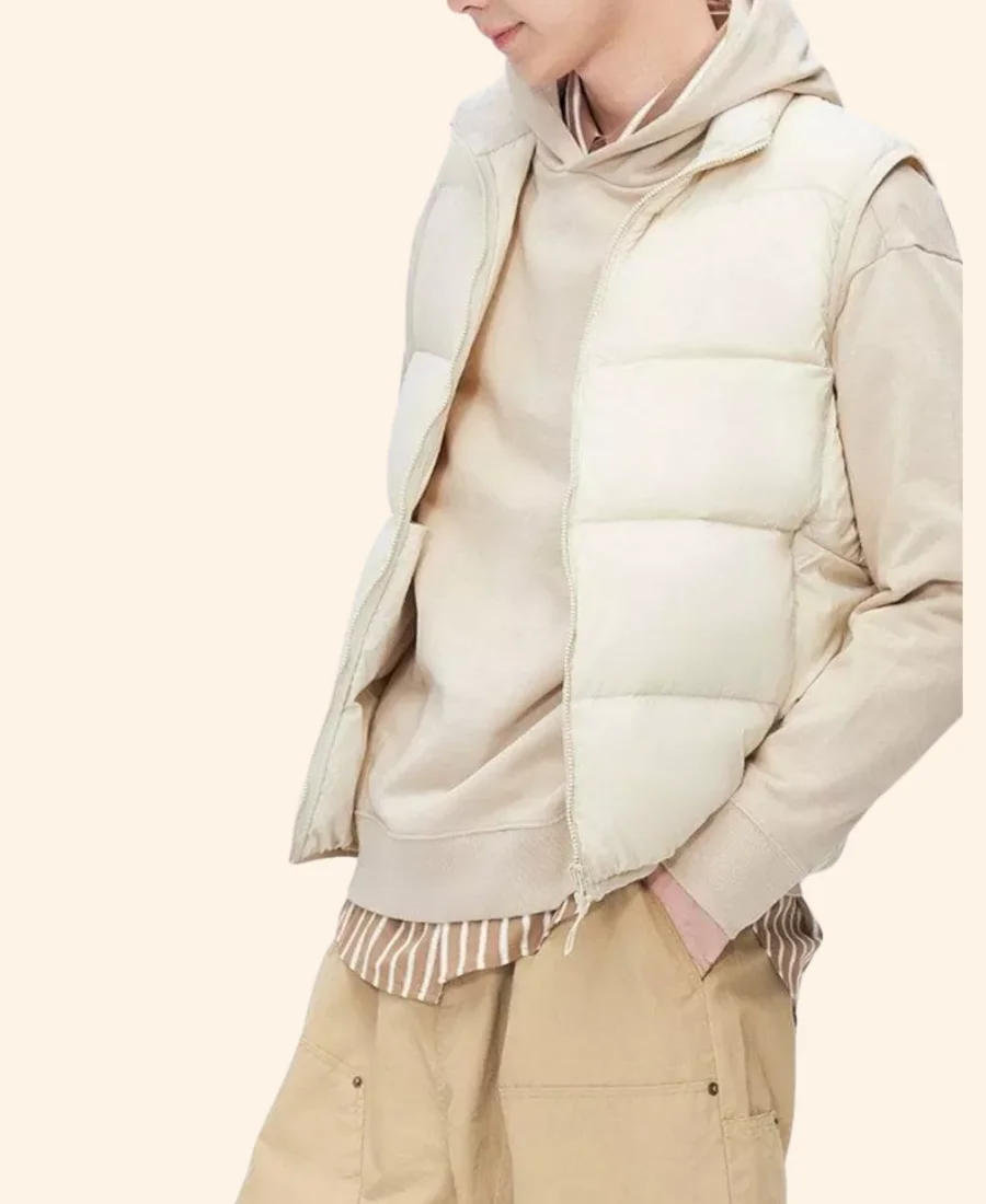 Private Princess Christmas Alissa Skovbye Puffer Vest Close Image