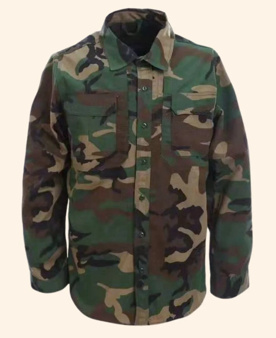 Private Princess Christmas Princess Violet Bell Camouflage Jacket Front Image