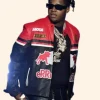 Rapper YTB Fatt Performance YFN Lucci Leather Jacket Front Image