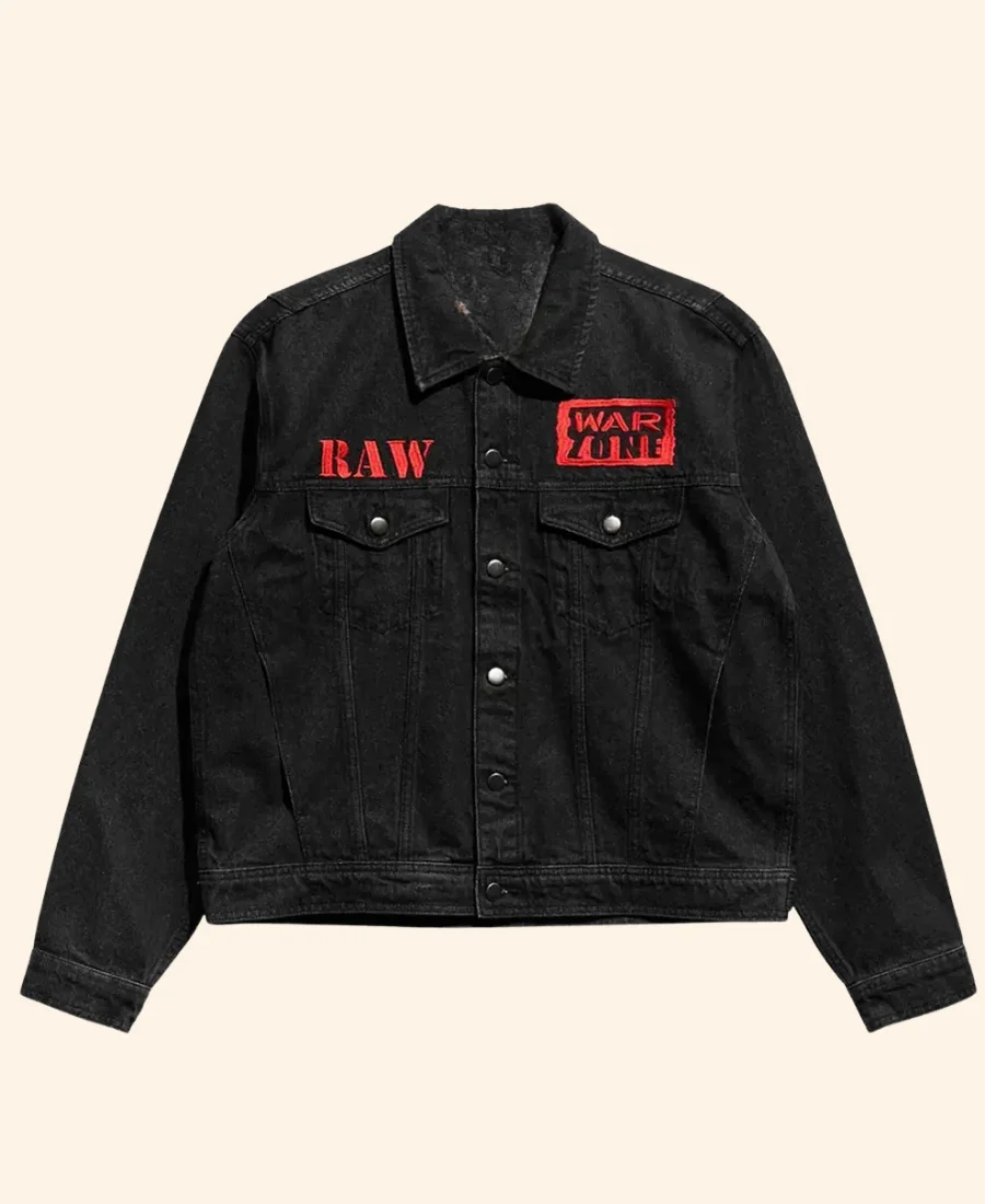 Raw Is War Denim Jacket Front Image