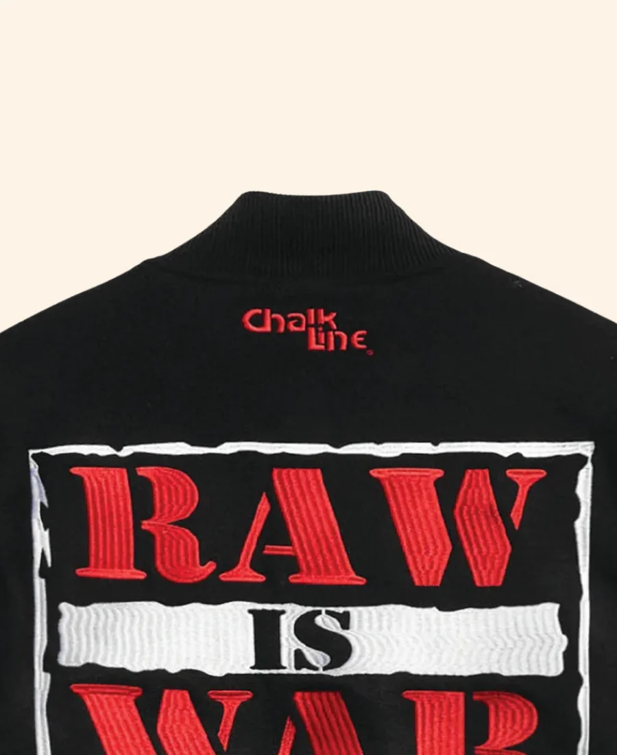 Raw Is War Varsity Jacket