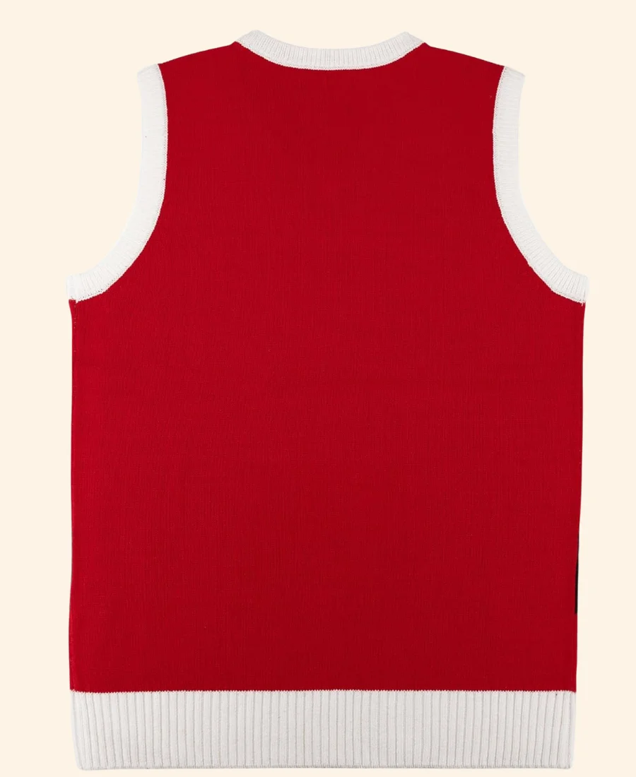 Red One Callum Drift Christmas Vest Back Image