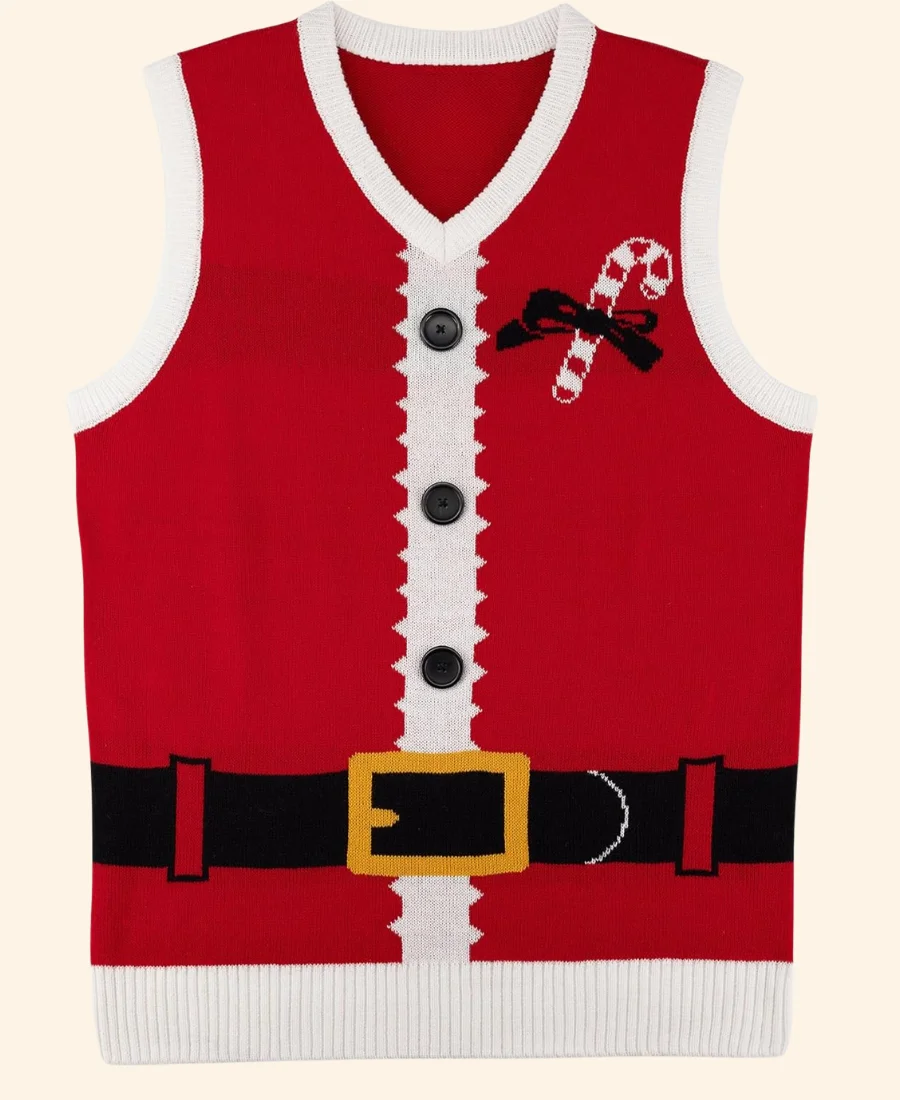 Red One Callum Drift Christmas Vest Front Image