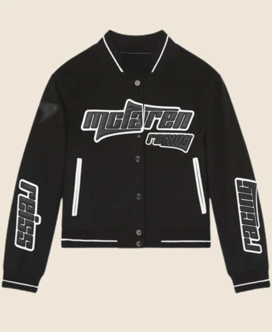 Reiss McLaren F1 Team Blain Bomber Jacket Front Image
