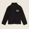 Reiss Mclaren Snoop Logo Embroidered Jacket Black Front Image
