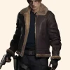 Resident Evil 4 Leon Kennedy Leather Jacket Front Image