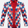 Rocketman Elton John Checked Blazer Front Image