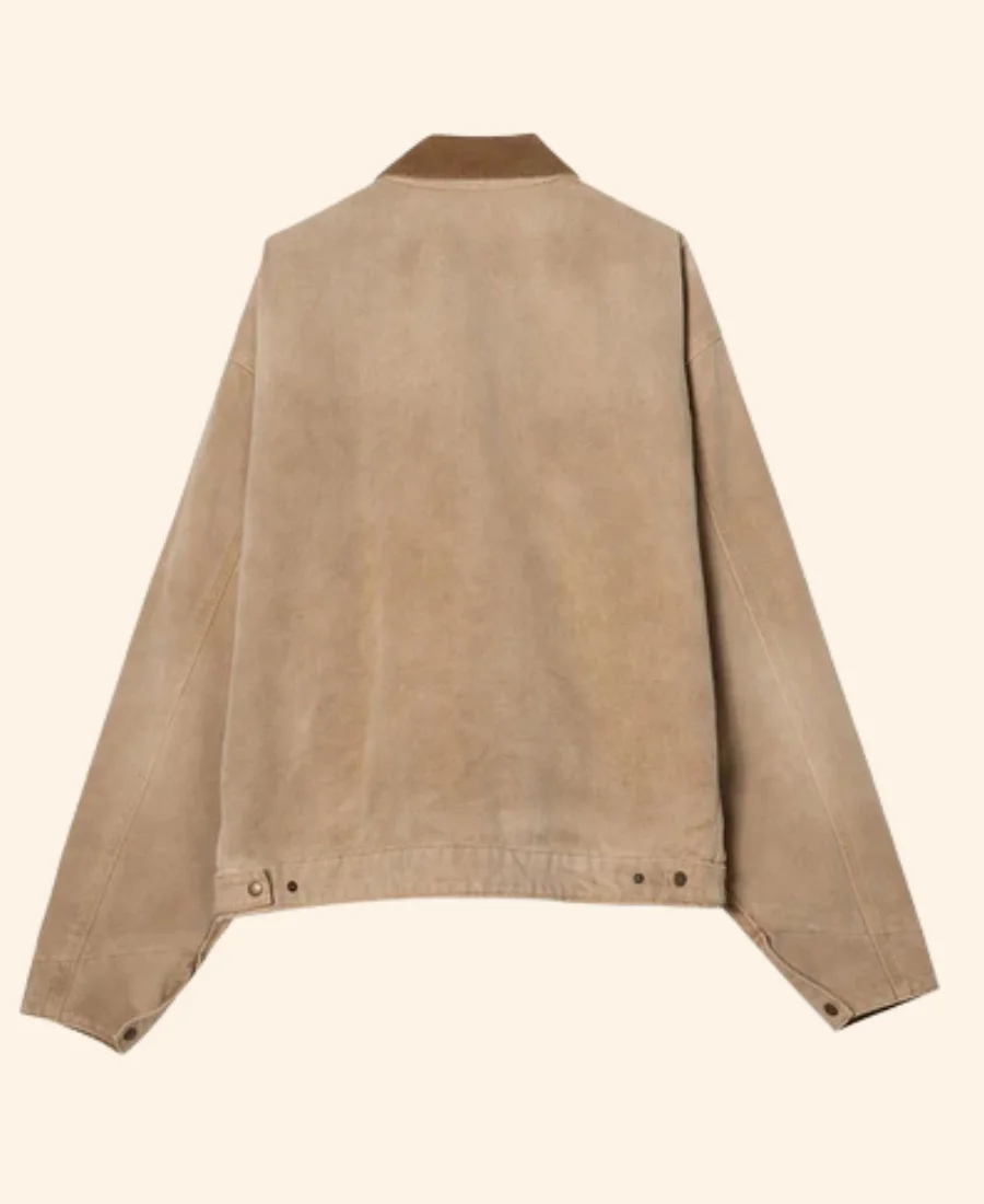 Rodeo Cowboy Western Petrol Jacket Back Image