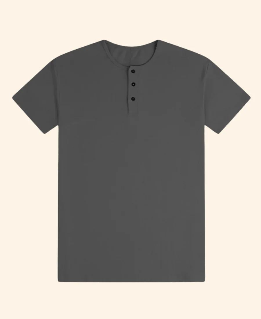 Roofman 2025 Jeffrey Manchester Grey T-Shirt Front Image
