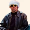 Roofman 2025 Jeffrey Manchester Leather Jacket Front Image