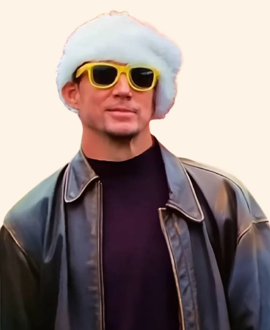 Roofman 2025 Jeffrey Manchester Leather Jacket