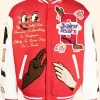 SAINT x Denim Tears Varsity Jacket Front Image