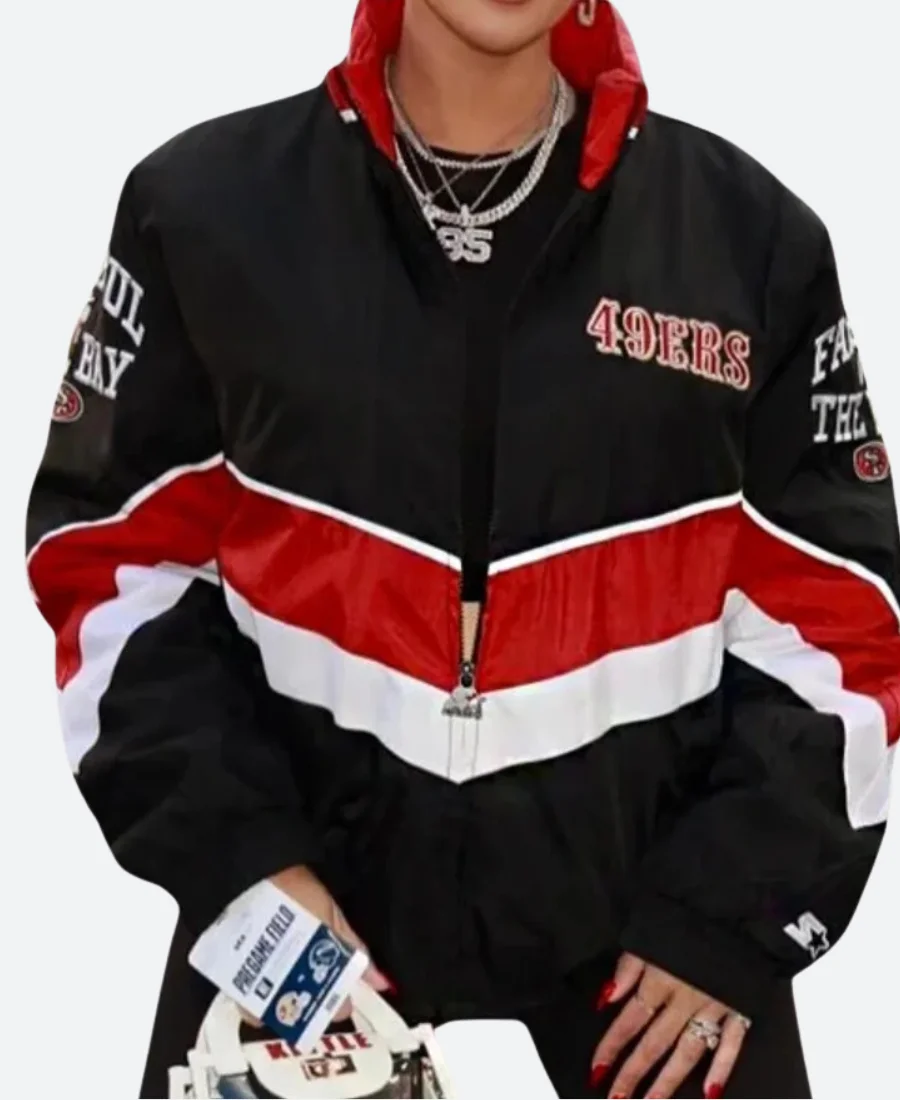 SF 49ers Claire Kittle Starter Jacket