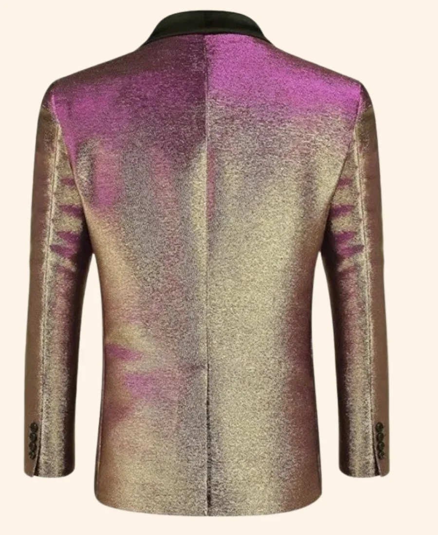 SNL S51 Kenan Thompson Metallic Blazer back Image