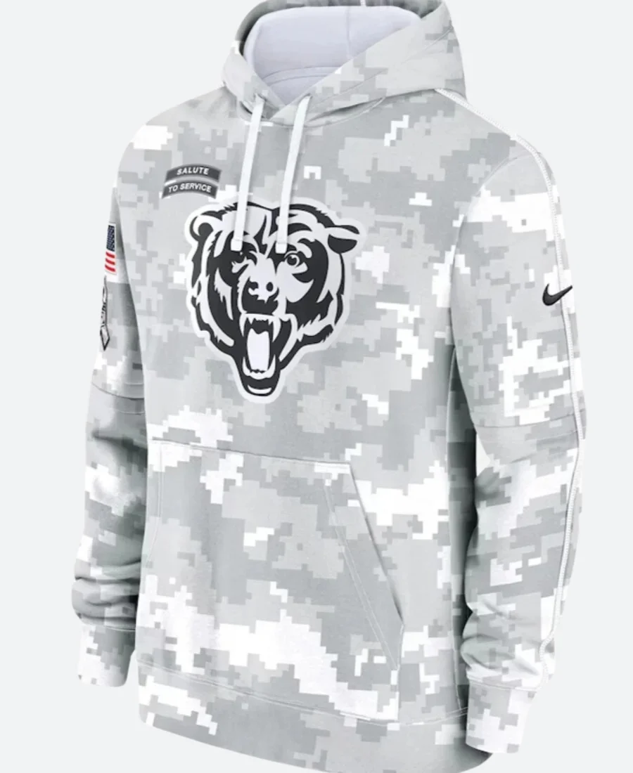 Salute To Service Chicago Bears Camo Hoodie