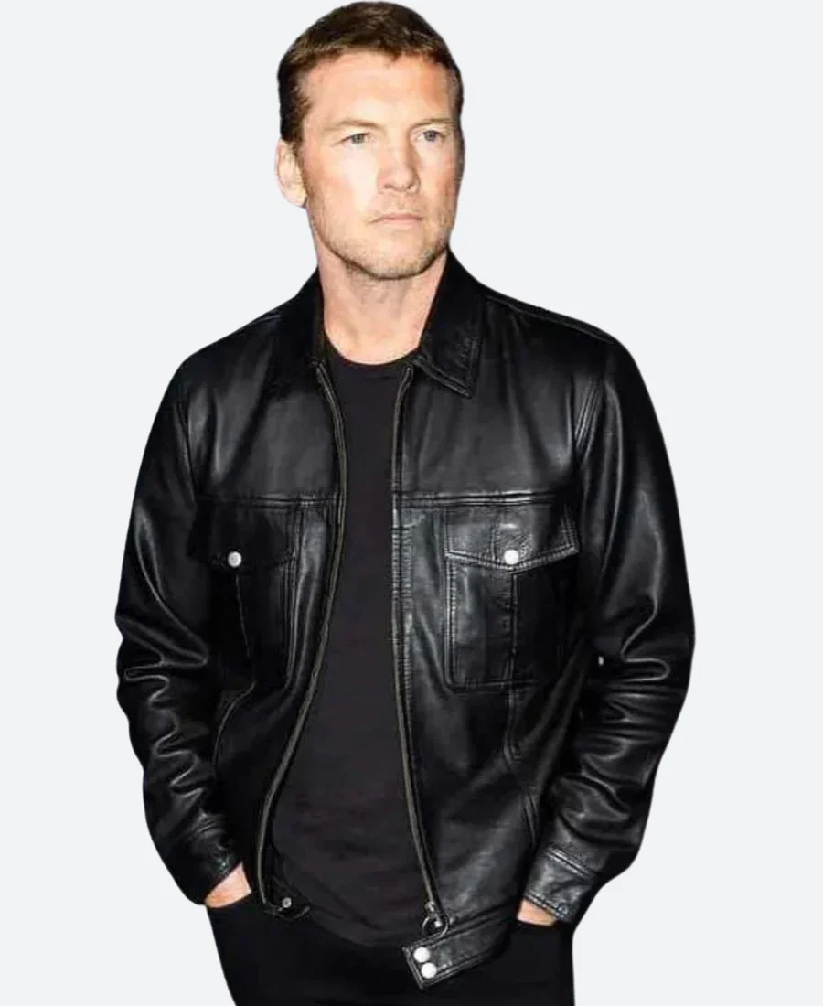 Sam Worthington Transfusion Movie Premier Leather Jacket